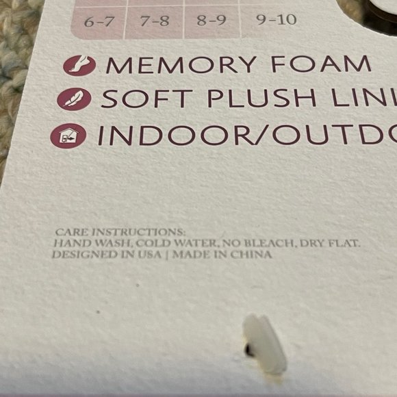 Jessica Simpson Faux Fur Lined Memory Foam Slippers - Picture 10 of 11